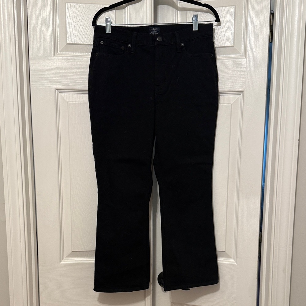 J. Crew Factory Women's Black Kick Flare Jeans
